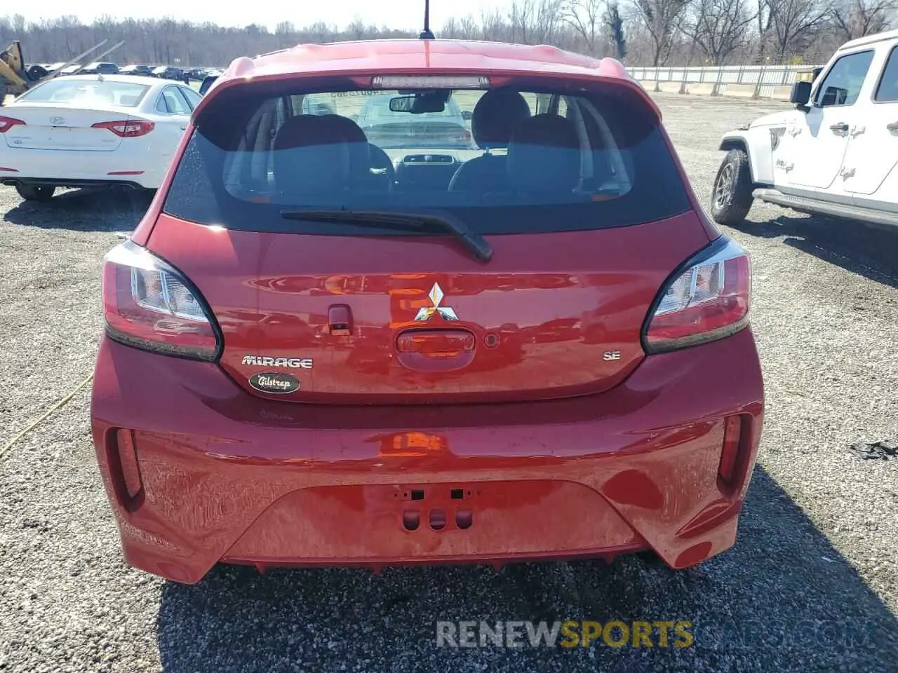 6 fotografías del automóvil dañado ML32AWHJ5RH006741 MITSUBISHI MIRAGE 2024