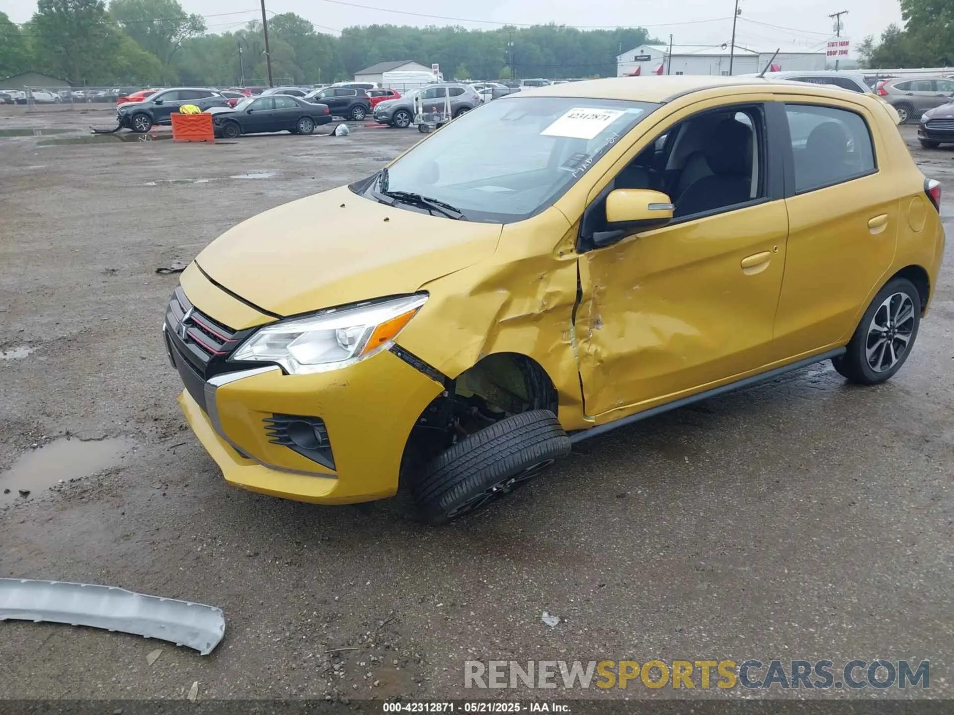 6 fotografías del automóvil dañado ML32AWHJ7RH003579 MITSUBISHI MIRAGE 2024