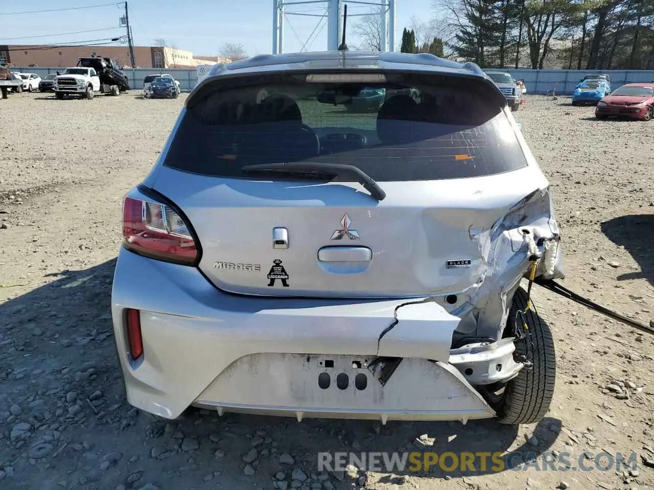 6 fotografías del automóvil dañado ML32AWHJ8RH005552 MITSUBISHI MIRAGE 2024