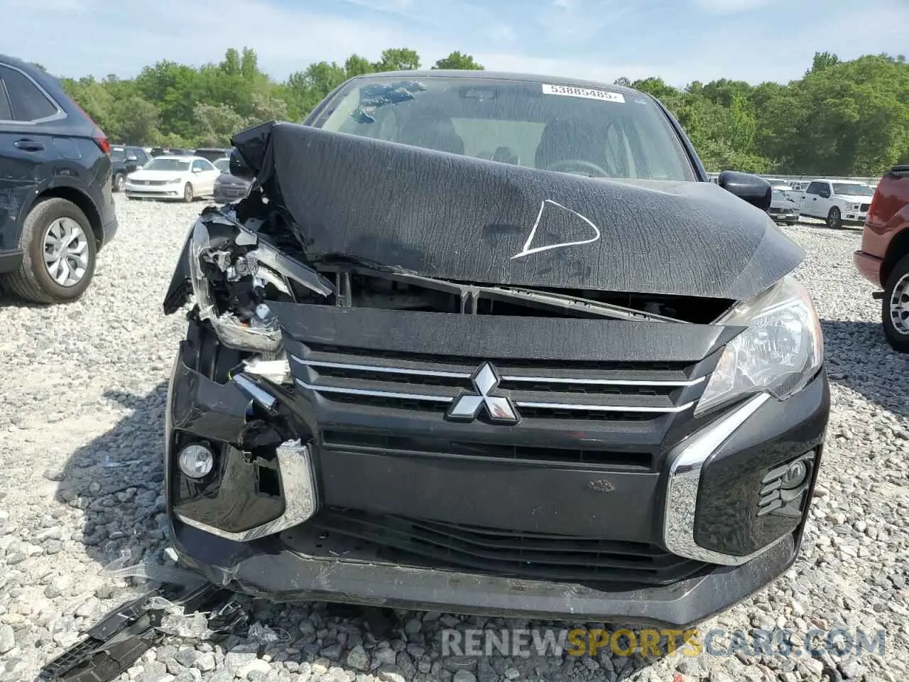 5 fotografías del automóvil dañado ML32FUFJ0RHF01182 MITSUBISHI MIRAGE 2024
