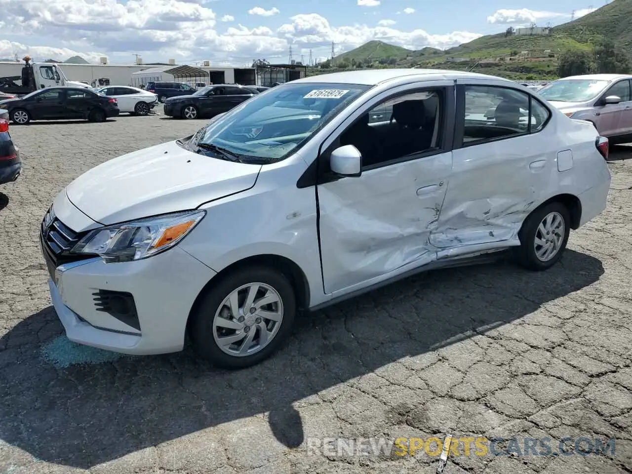 1 fotografías del automóvil dañado ML32FUFJ1RHF01241 MITSUBISHI MIRAGE 2024