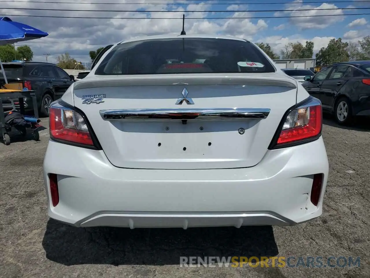 6 fotografías del automóvil dañado ML32FUFJ1RHF01241 MITSUBISHI MIRAGE 2024
