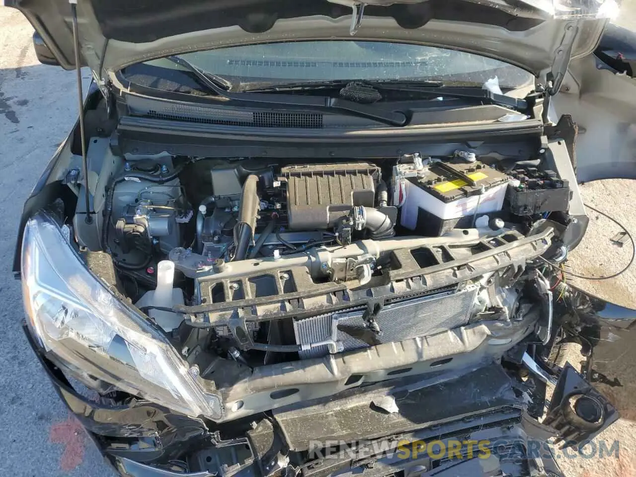12 fotografías del automóvil dañado ML32FUFJ1RHF16418 MITSUBISHI MIRAGE 2024