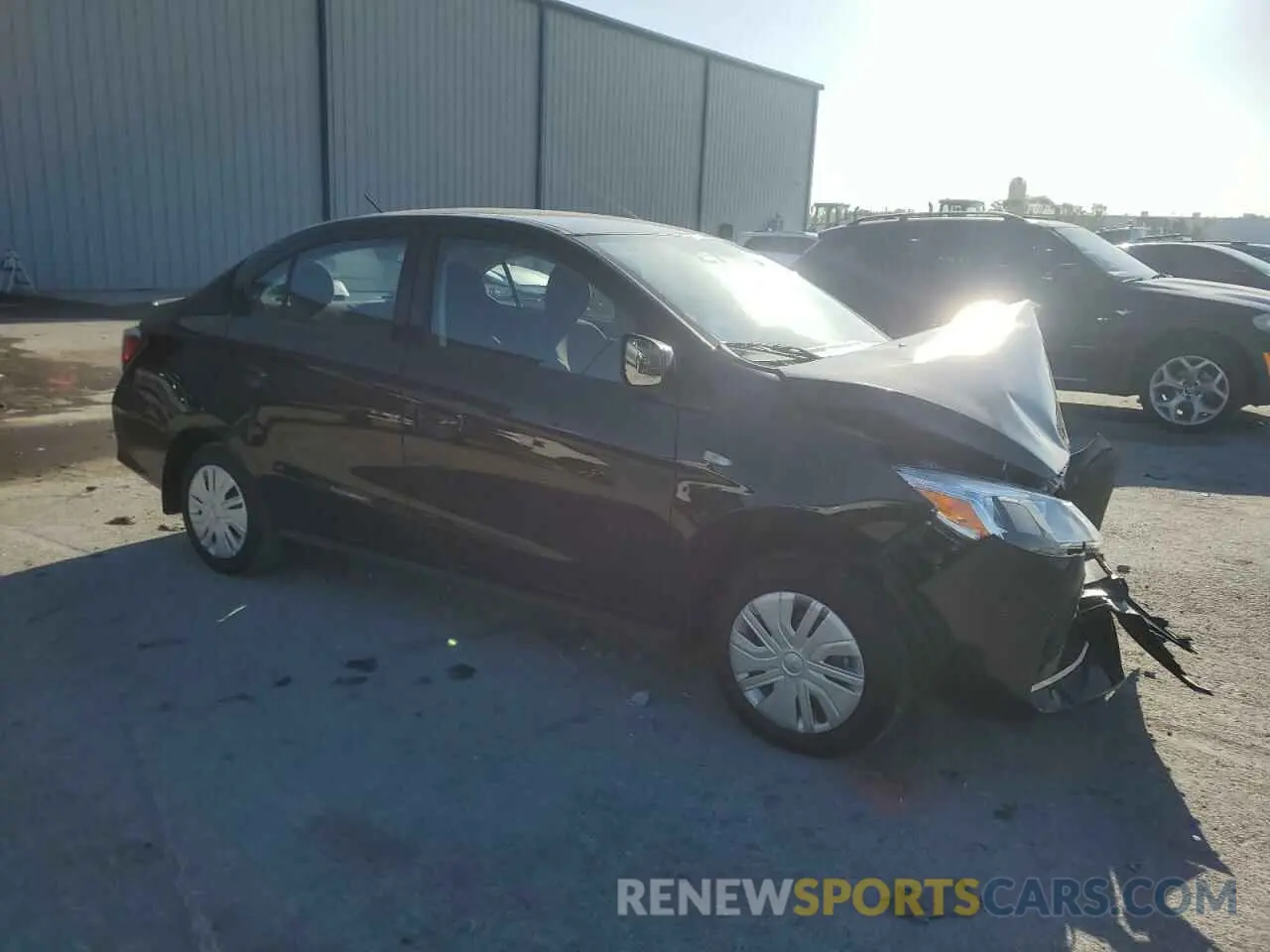 4 fotografías del automóvil dañado ML32FUFJ1RHF16418 MITSUBISHI MIRAGE 2024