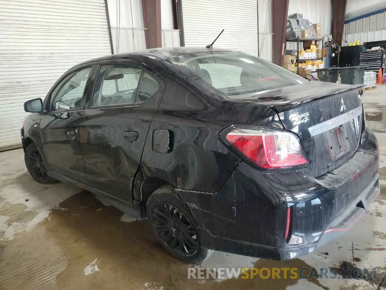 2 fotografías del automóvil dañado ML32FUFJ2RHF06867 MITSUBISHI MIRAGE 2024