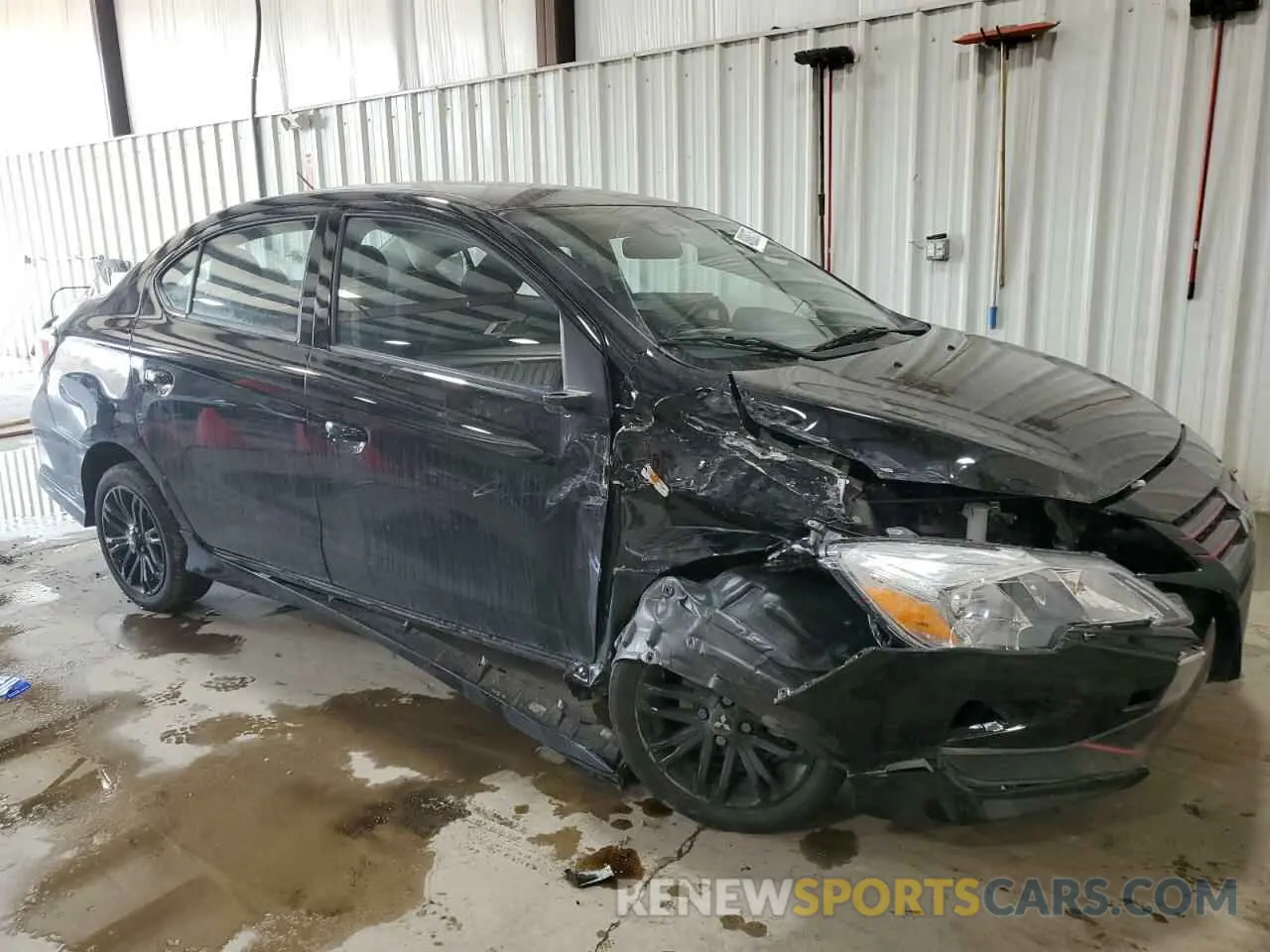 4 fotografías del automóvil dañado ML32FUFJ2RHF06867 MITSUBISHI MIRAGE 2024
