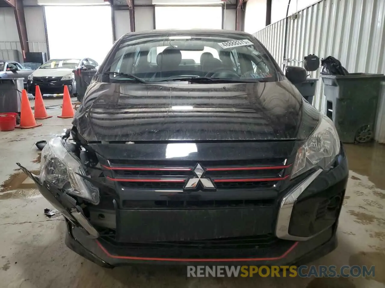 5 fotografías del automóvil dañado ML32FUFJ2RHF06867 MITSUBISHI MIRAGE 2024