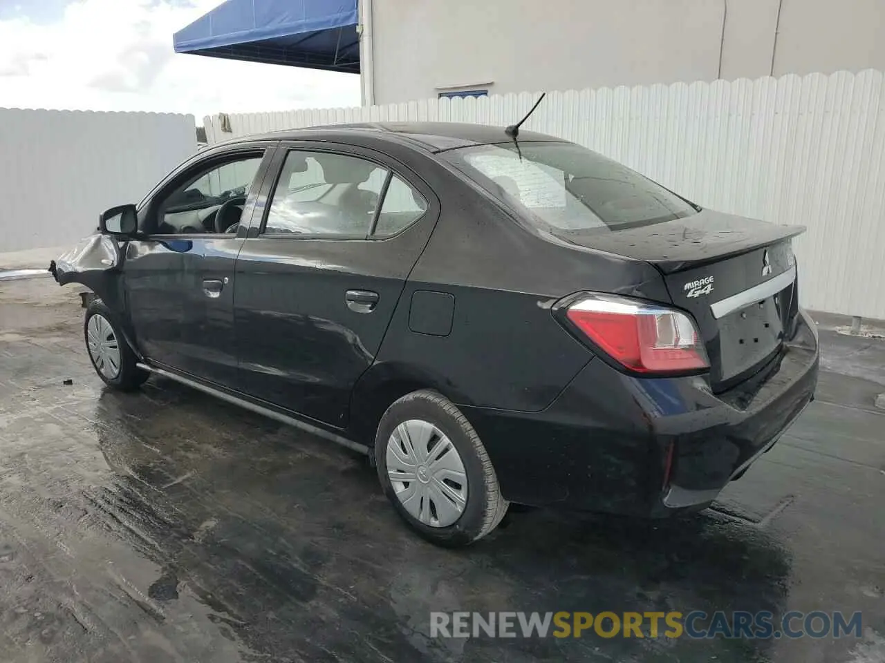 2 fotografías del automóvil dañado ML32FUFJ2RHF08277 MITSUBISHI MIRAGE 2024