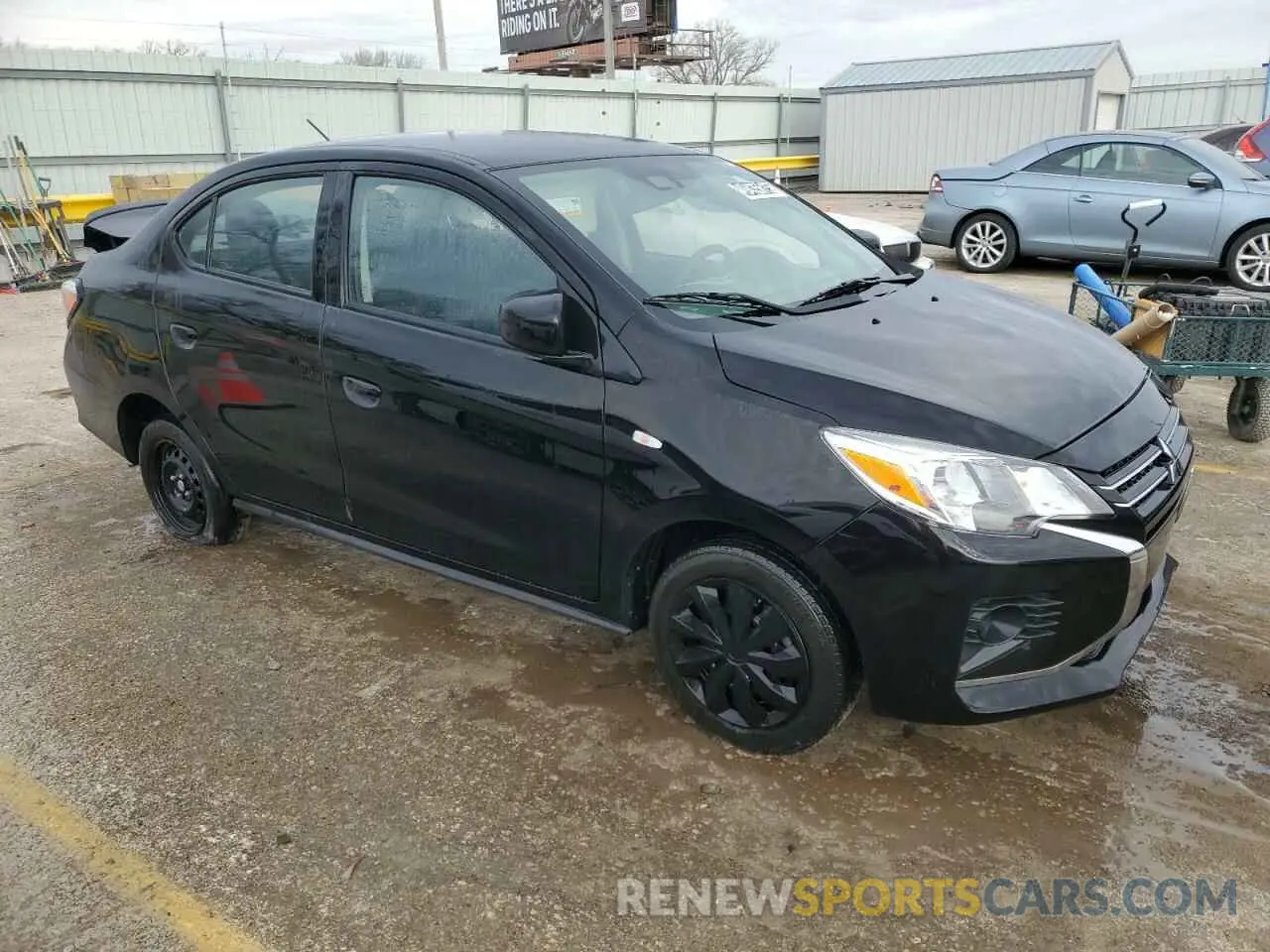 4 fotografías del automóvil dañado ML32FUFJ3RHF06375 MITSUBISHI MIRAGE 2024