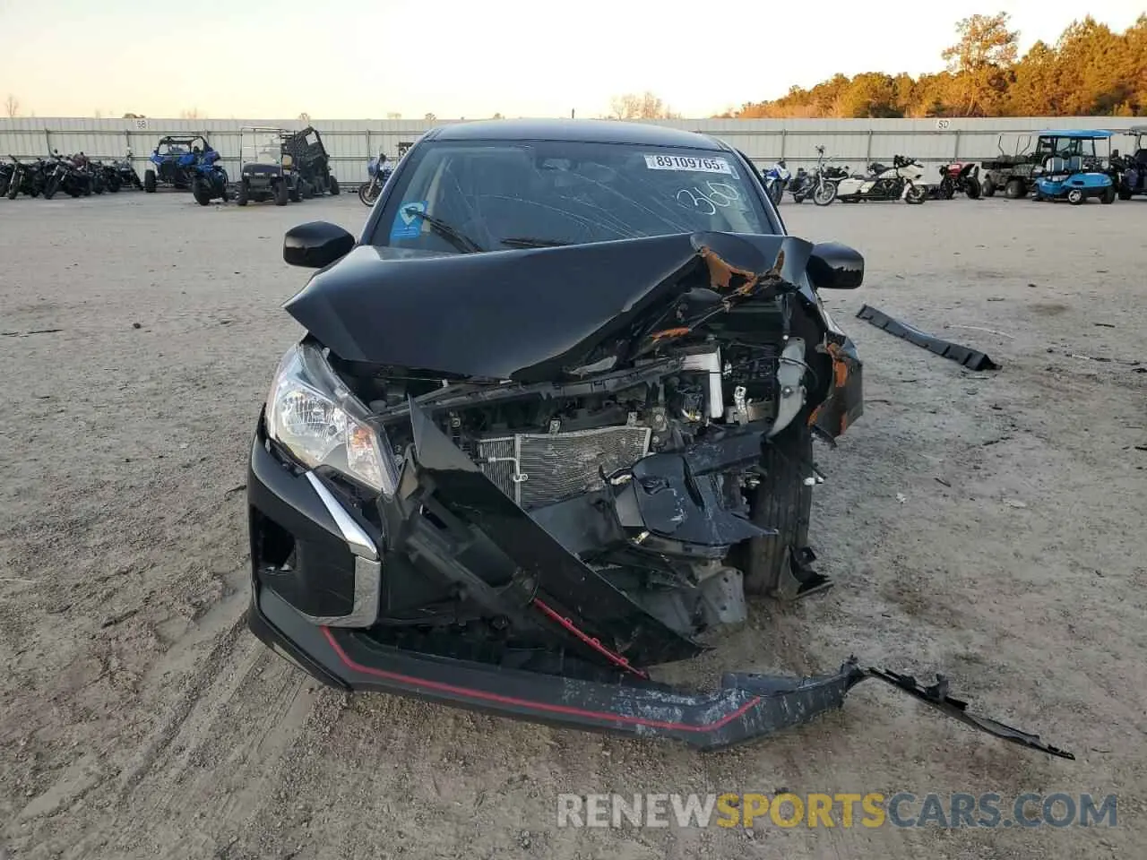 5 fotografías del automóvil dañado ML32FUFJ3RHF06683 MITSUBISHI MIRAGE 2024