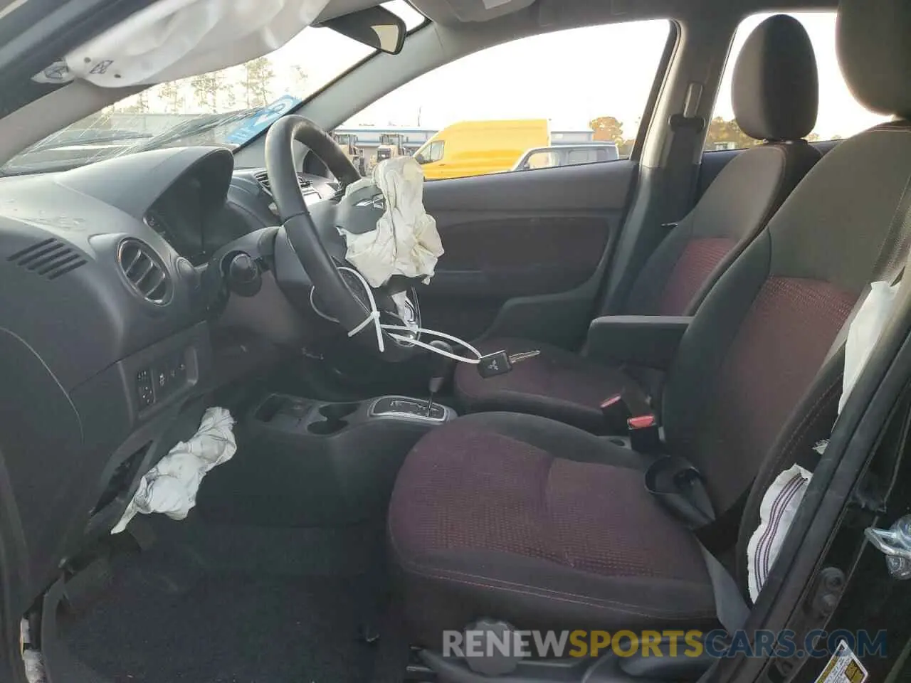 7 fotografías del automóvil dañado ML32FUFJ3RHF06683 MITSUBISHI MIRAGE 2024