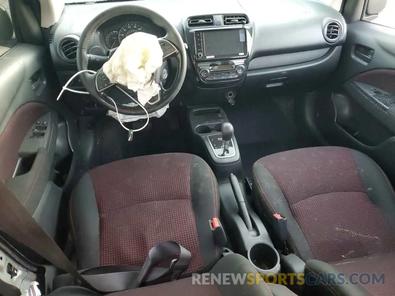 8 fotografías del automóvil dañado ML32FUFJ3RHF06683 MITSUBISHI MIRAGE 2024
