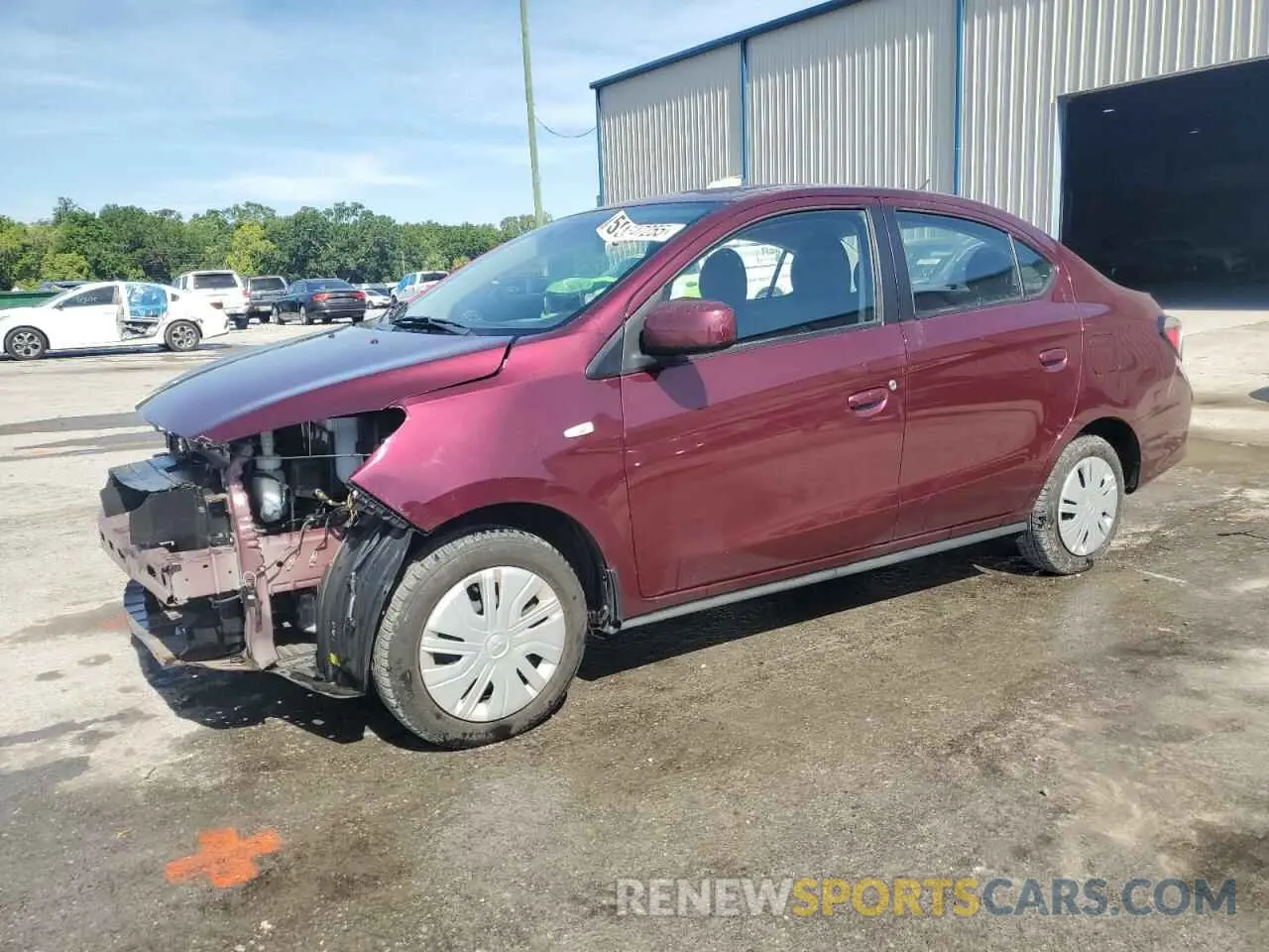 1 fotografías del automóvil dañado ML32FUFJ5RHF00478 MITSUBISHI MIRAGE 2024