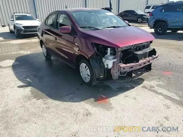 14 fotografías del automóvil dañado ML32FUFJ5RHF00478 MITSUBISHI MIRAGE 2024