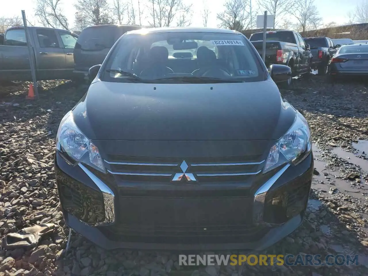 5 fotografías del automóvil dañado ML32FUFJ5RHF07107 MITSUBISHI MIRAGE 2024