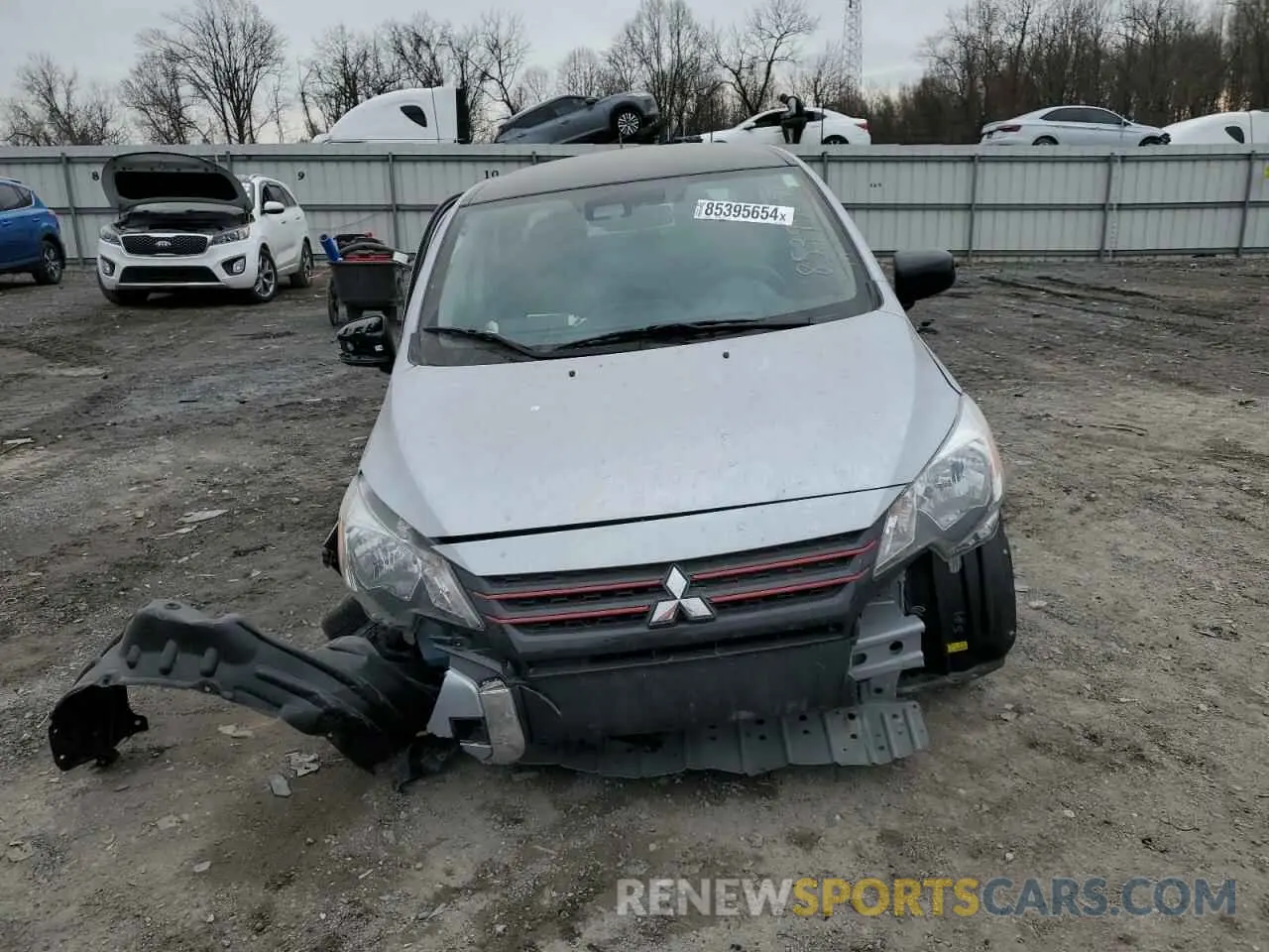 5 fotografías del automóvil dañado ML32FUFJ5RHF09360 MITSUBISHI MIRAGE 2024