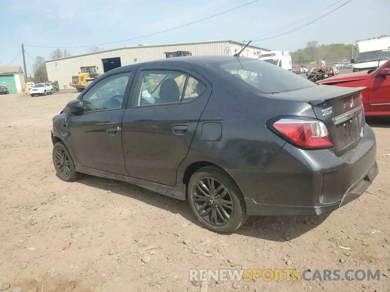 2 fotografías del automóvil dañado ML32FUFJ5RHF13778 MITSUBISHI MIRAGE 2024