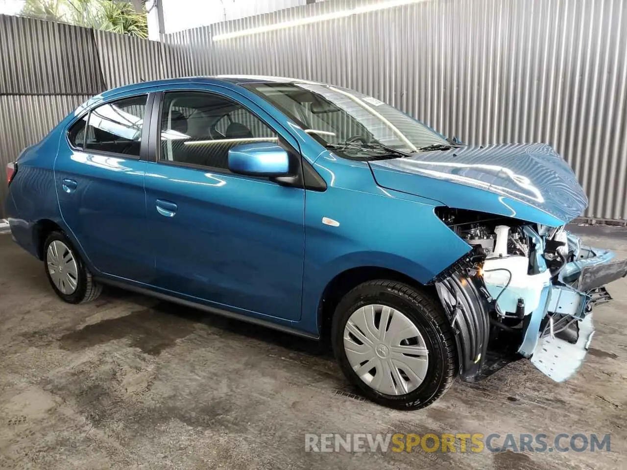 4 fotografías del automóvil dañado ML32FUFJ5RHF16647 MITSUBISHI MIRAGE 2024