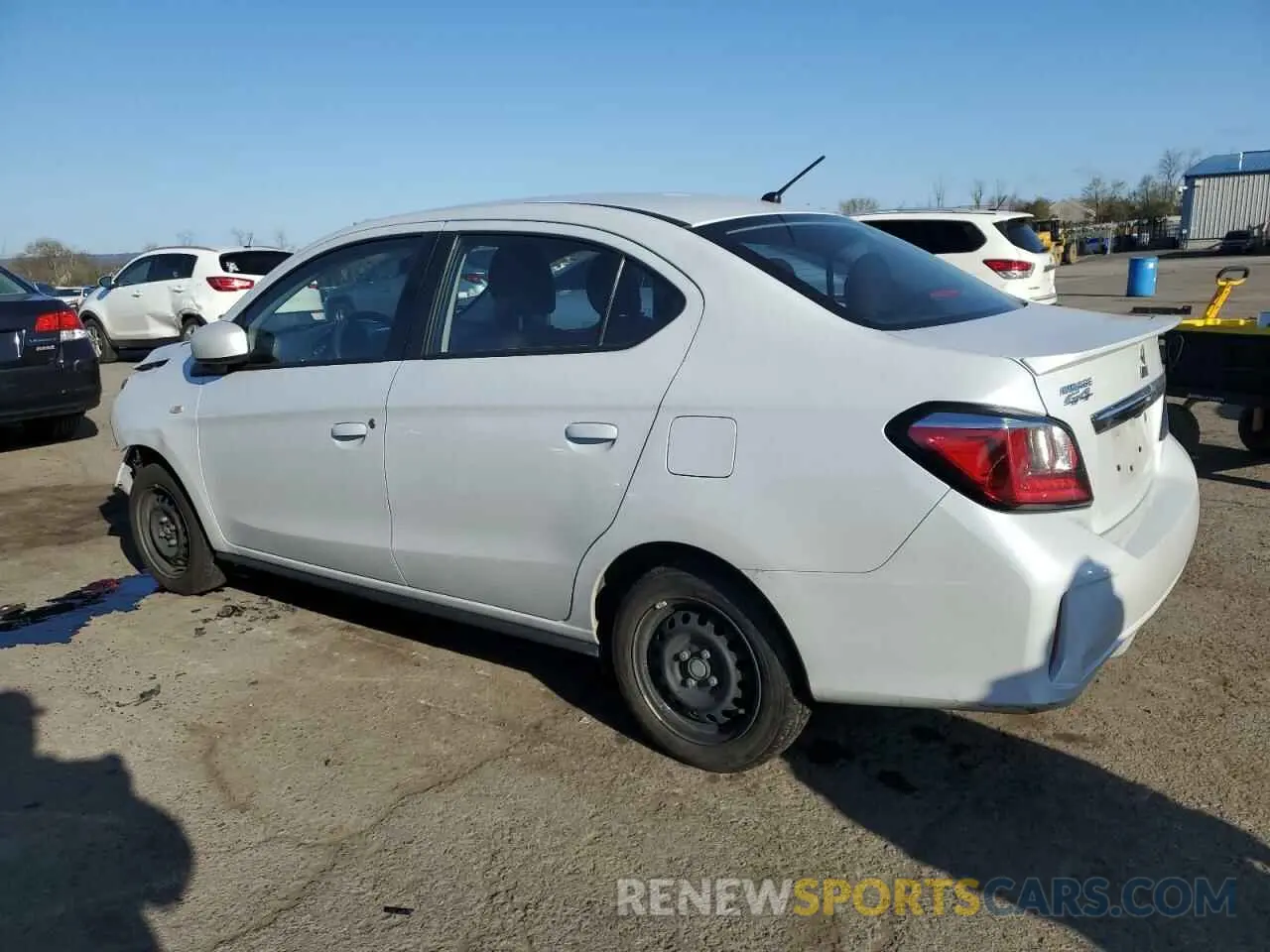 2 fotografías del automóvil dañado ML32FUFJ6RHF05821 MITSUBISHI MIRAGE 2024