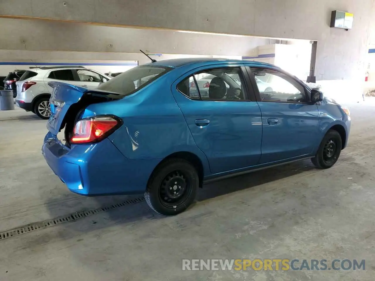 3 fotografías del automóvil dañado ML32FUFJ6RHF17290 MITSUBISHI MIRAGE 2024