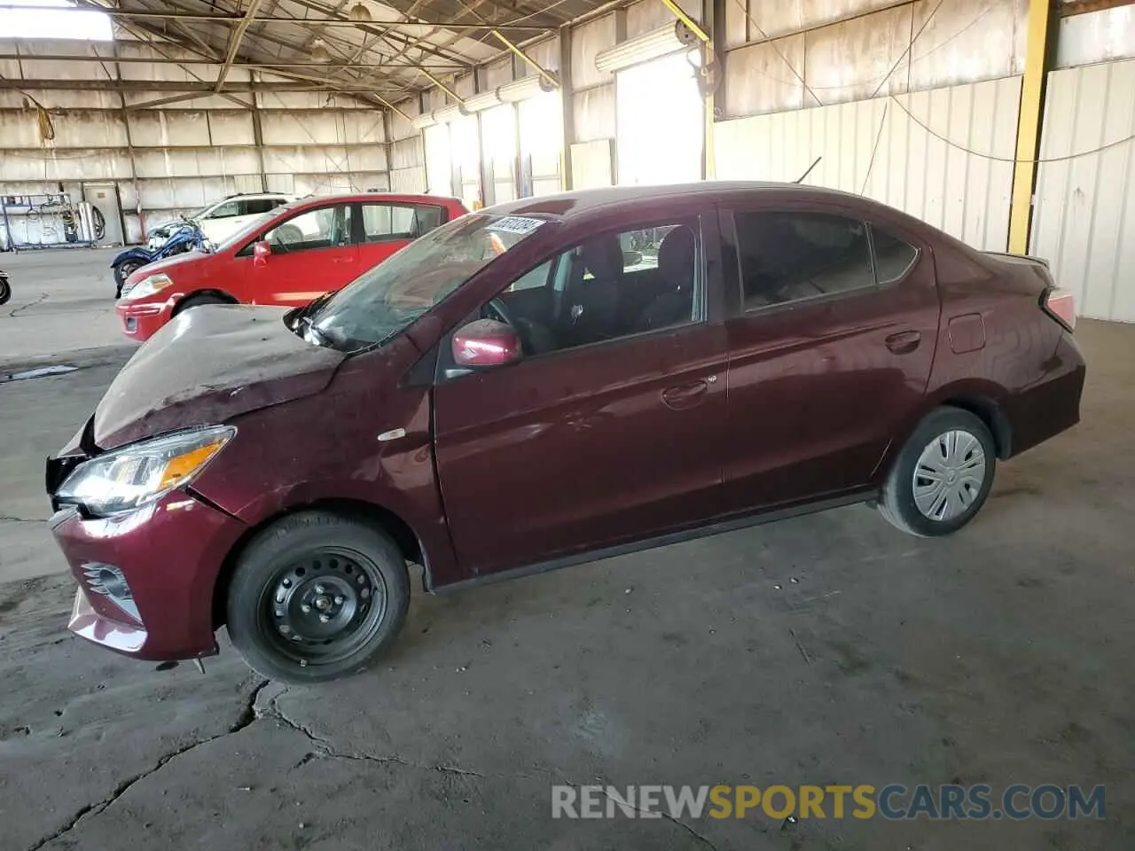 1 fotografías del automóvil dañado ML32FUFJ7RHF00448 MITSUBISHI MIRAGE 2024