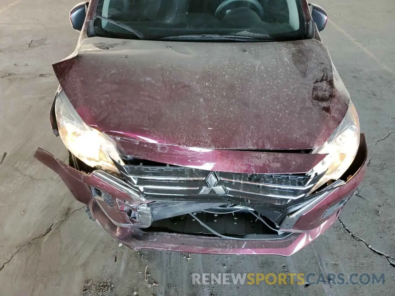 11 fotografías del automóvil dañado ML32FUFJ7RHF00448 MITSUBISHI MIRAGE 2024