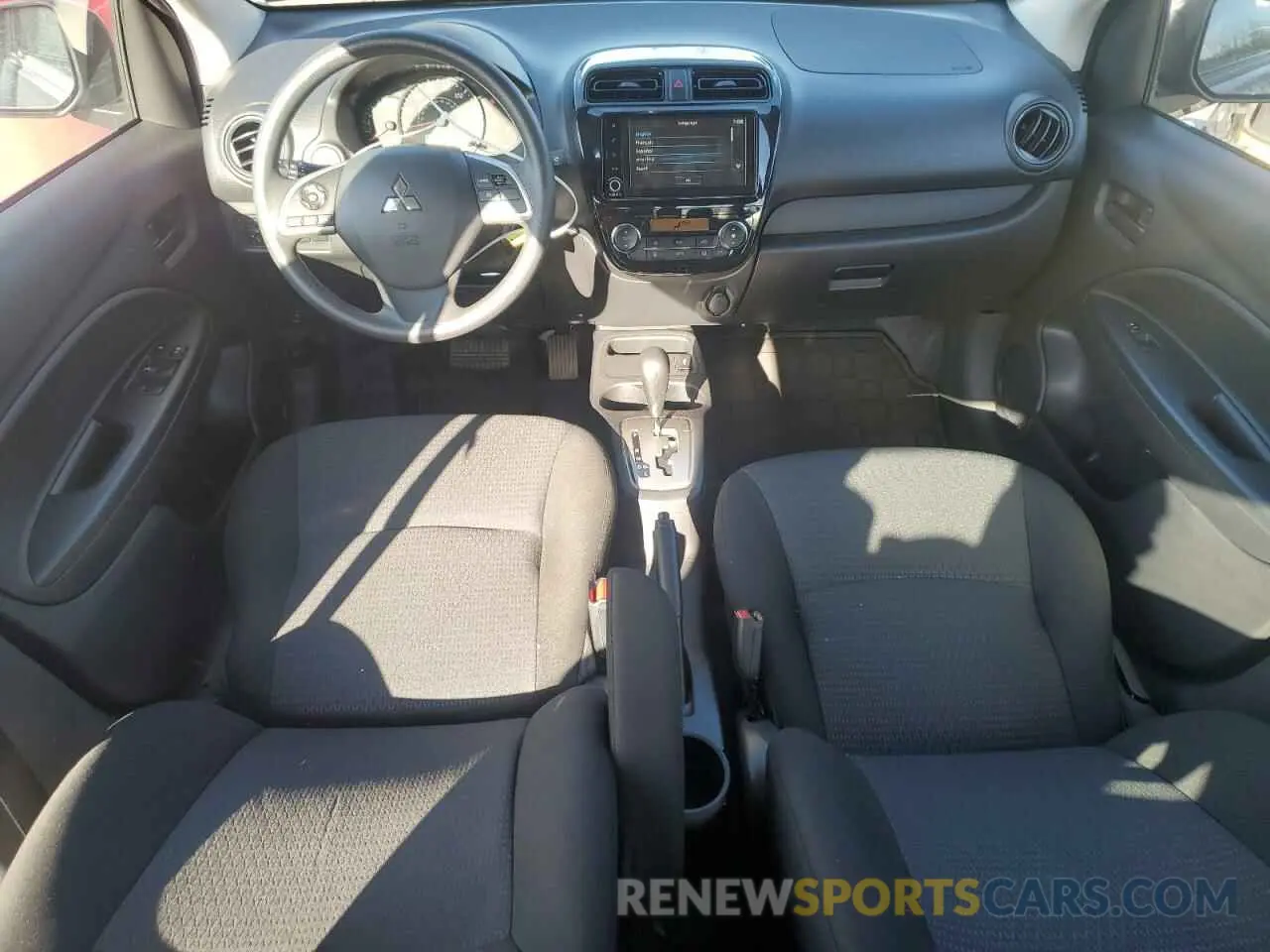 8 fotografías del automóvil dañado ML32FUFJ7RHF11031 MITSUBISHI MIRAGE 2024