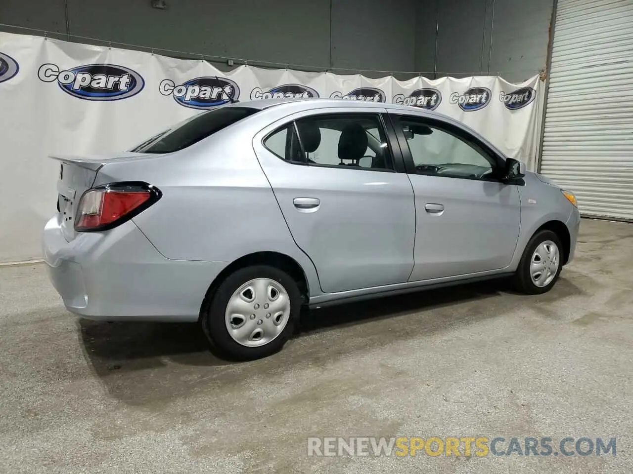 3 fotografías del automóvil dañado ML32FUFJ8RHF03410 MITSUBISHI MIRAGE 2024