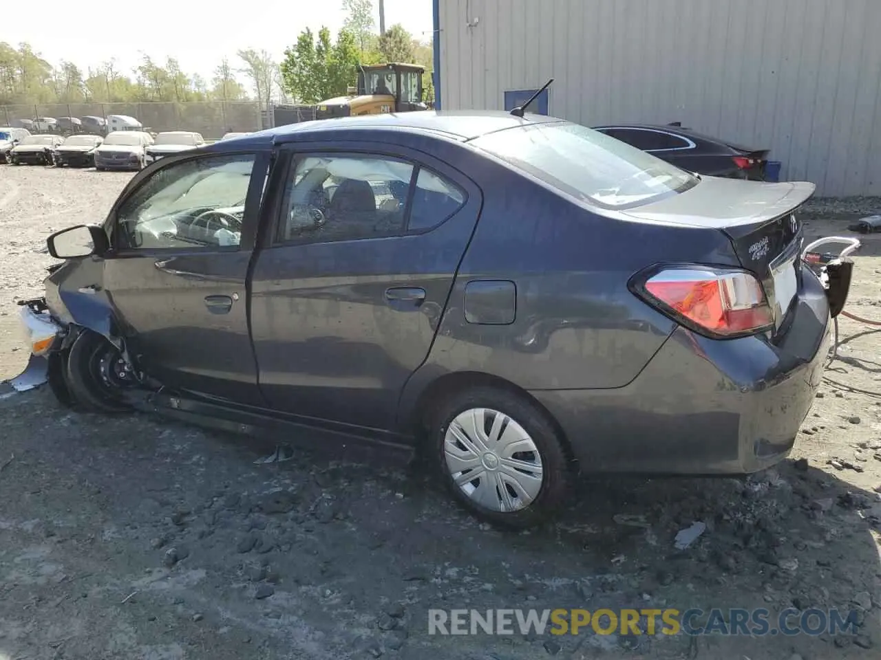 2 fotografías del automóvil dañado ML32FUFJ8RHF17307 MITSUBISHI MIRAGE 2024