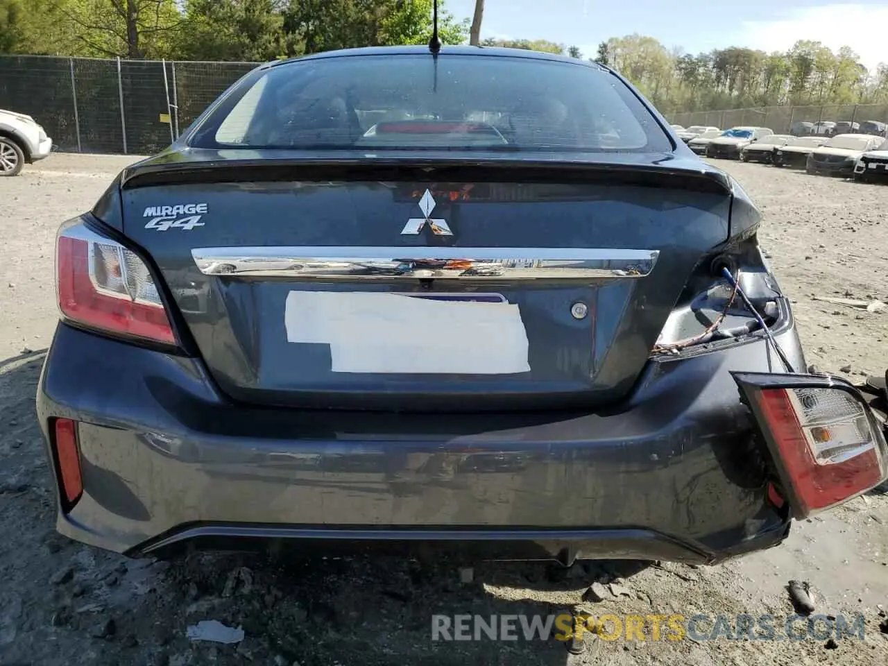 6 fotografías del automóvil dañado ML32FUFJ8RHF17307 MITSUBISHI MIRAGE 2024