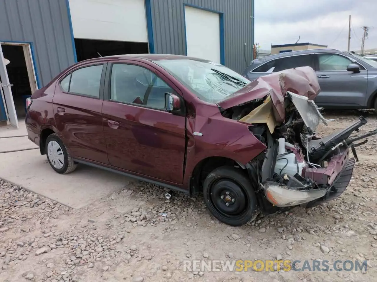 4 fotografías del automóvil dañado ML32FUFJ9RHF10219 MITSUBISHI MIRAGE 2024