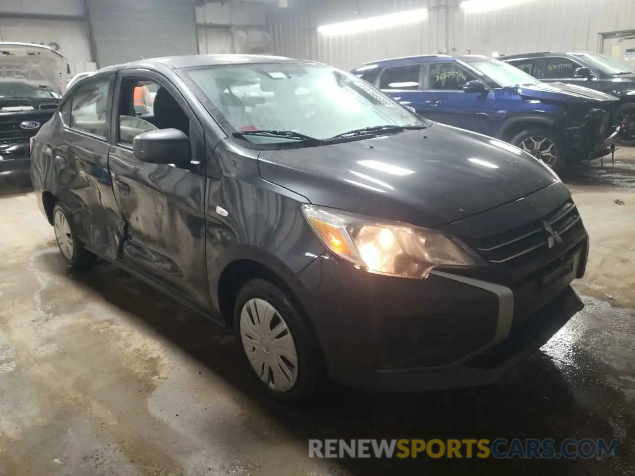 4 fotografías del automóvil dañado ML32FUFJ9RHF10897 MITSUBISHI MIRAGE 2024