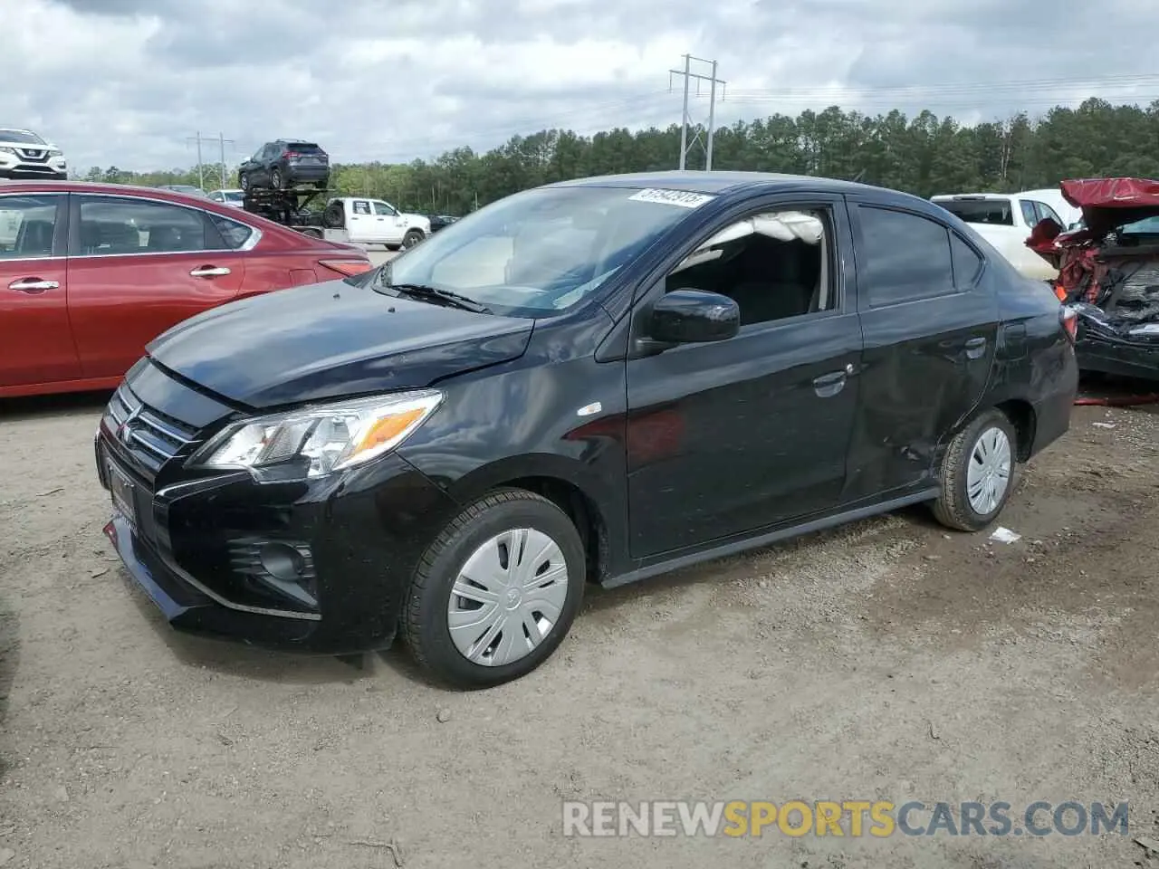 1 fotografías del automóvil dañado ML32FUFJ9RHF17557 MITSUBISHI MIRAGE 2024