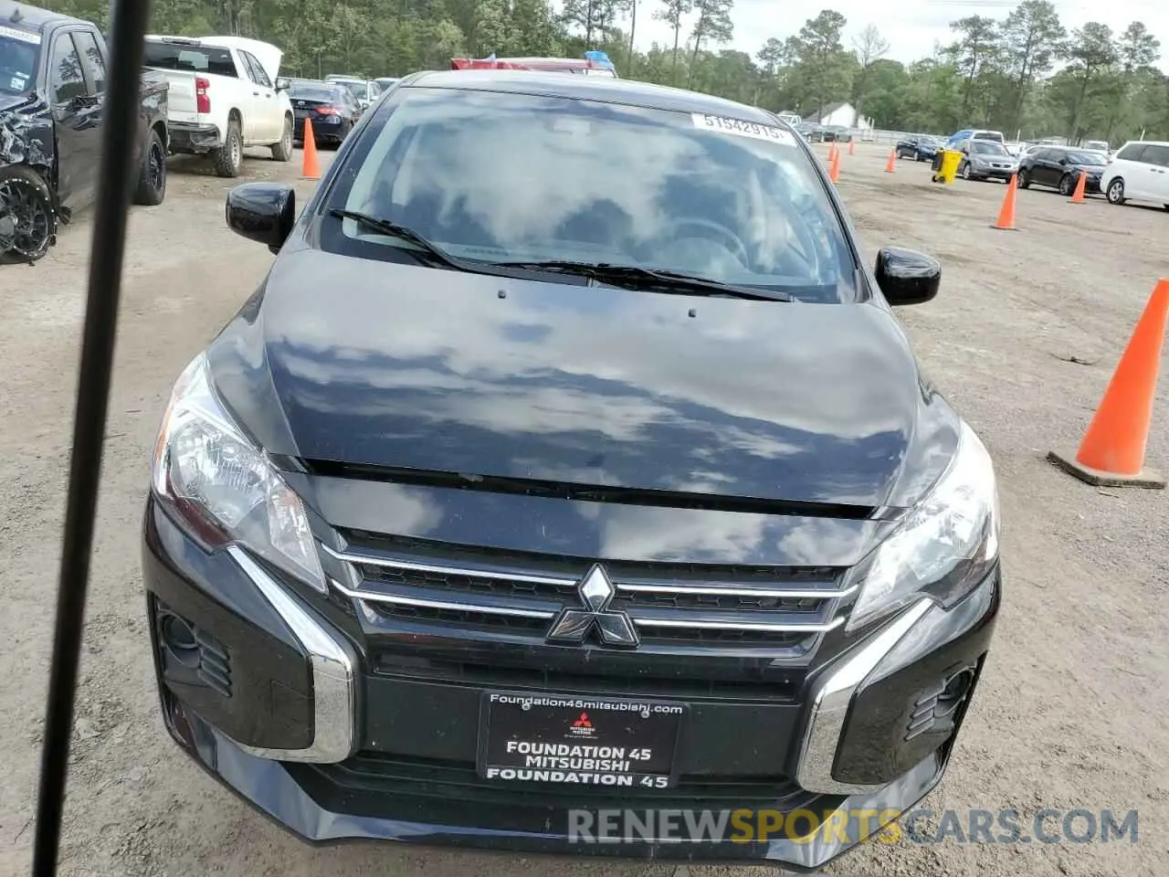 5 fotografías del automóvil dañado ML32FUFJ9RHF17557 MITSUBISHI MIRAGE 2024