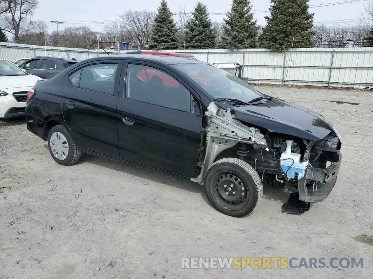 4 fotografías del automóvil dañado ML32FUFJXRHF10133 MITSUBISHI MIRAGE 2024