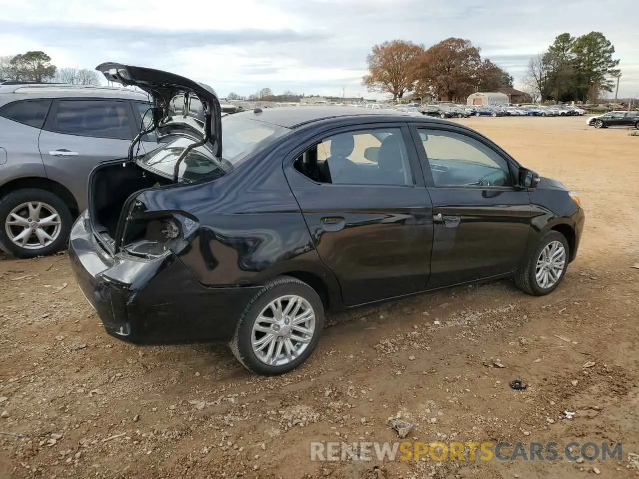 3 fotografías del automóvil dañado ML32FVFJXRHF09182 MITSUBISHI MIRAGE 2024