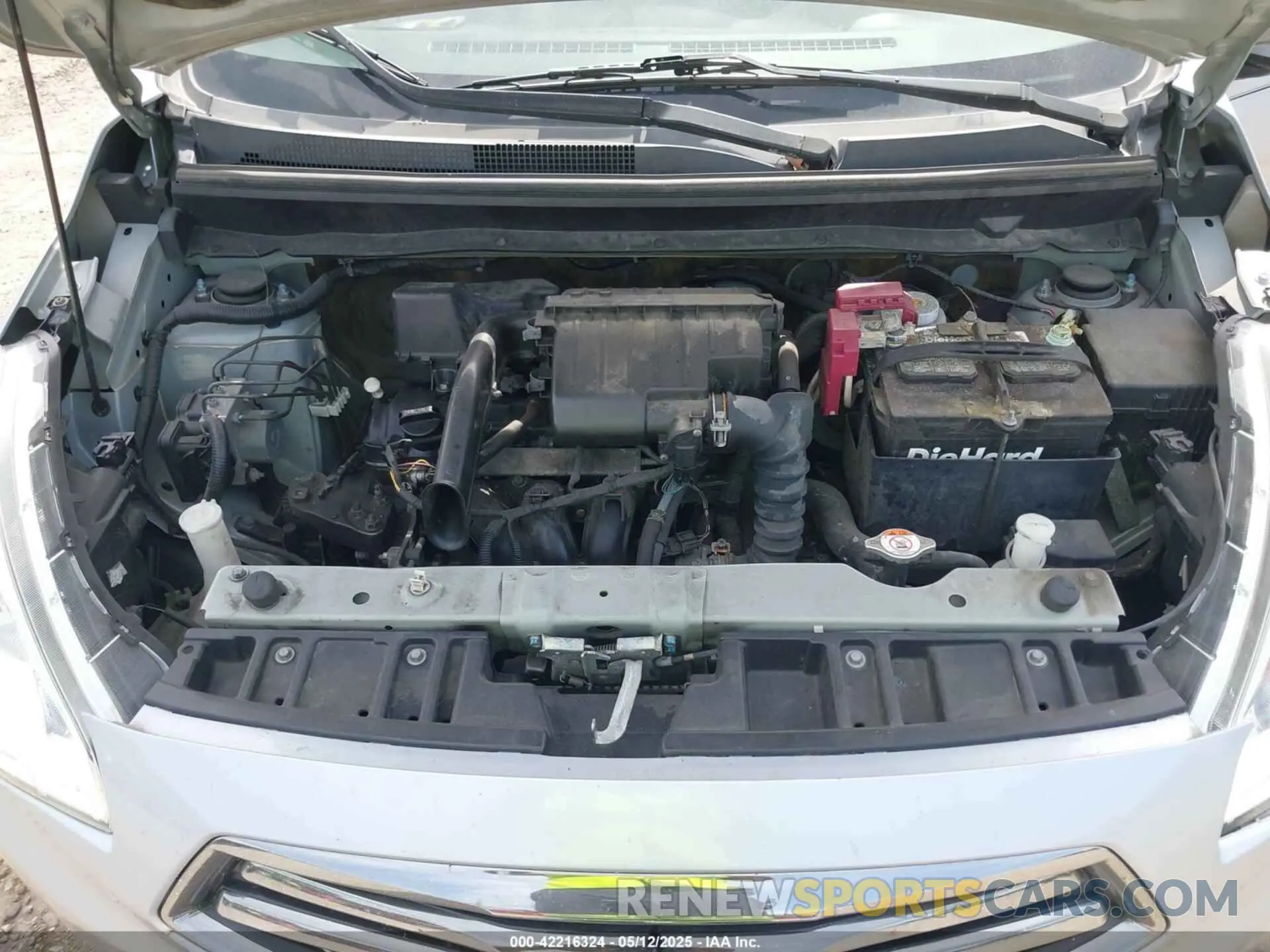 10 fotografías del automóvil dañado ML32F3FJ0KHF00792 MITSUBISHI MIRAGE G4 2019
