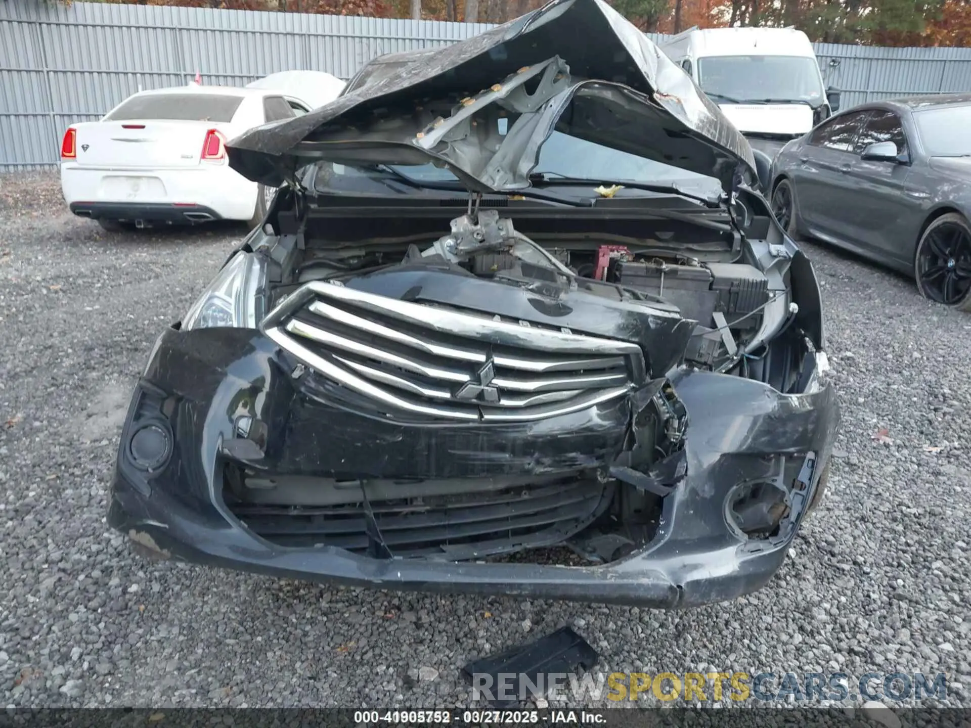 6 fotografías del automóvil dañado ML32F3FJ0KHF01165 MITSUBISHI MIRAGE G4 2019