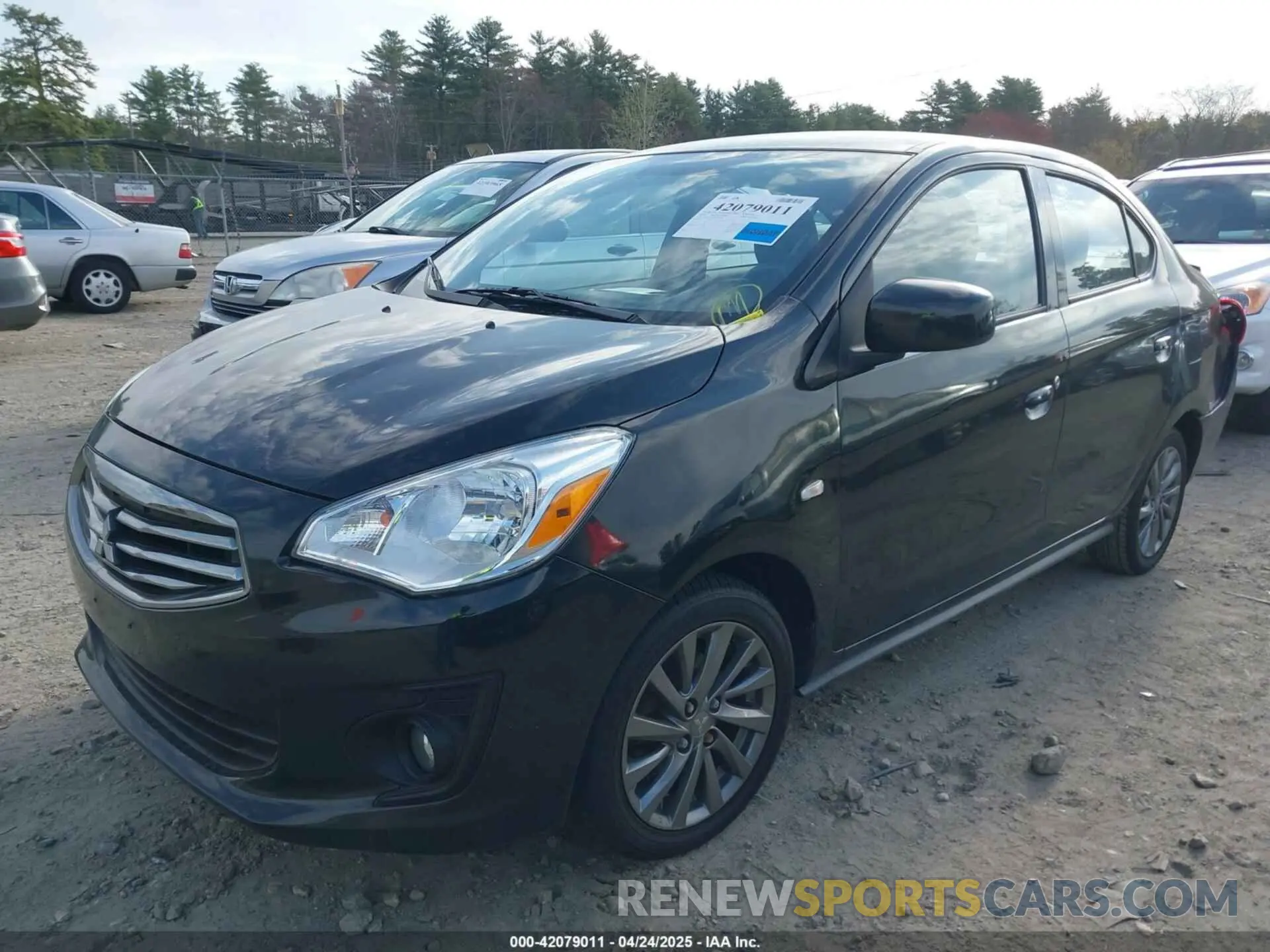 2 fotografías del automóvil dañado ML32F3FJ0KHF16538 MITSUBISHI MIRAGE G4 2019