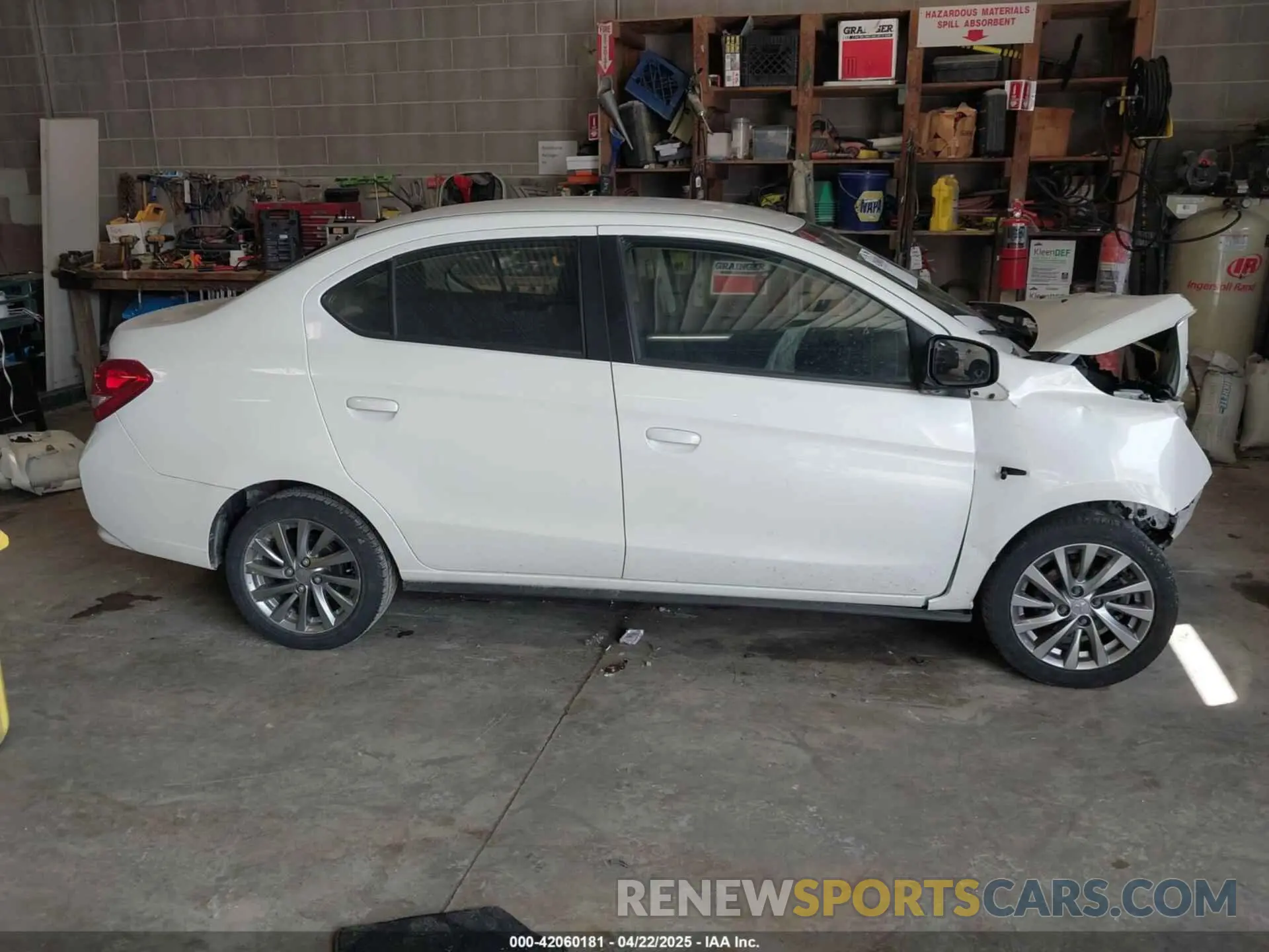 14 fotografías del automóvil dañado ML32F3FJ1KHF12997 MITSUBISHI MIRAGE G4 2019