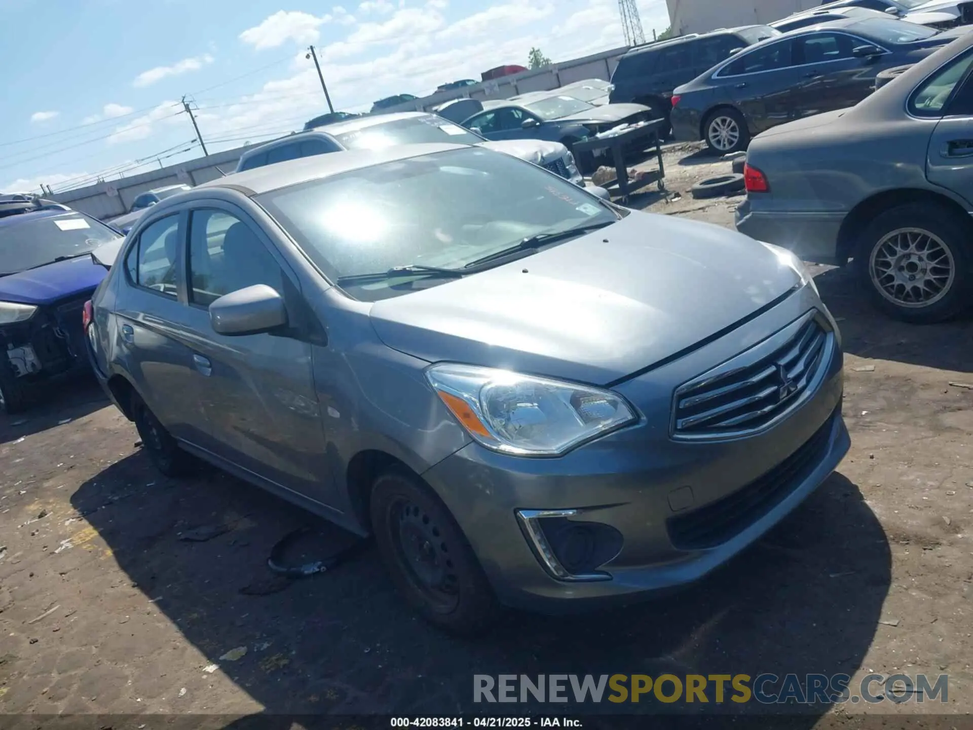 1 fotografías del automóvil dañado ML32F3FJ1KHF18315 MITSUBISHI MIRAGE G4 2019