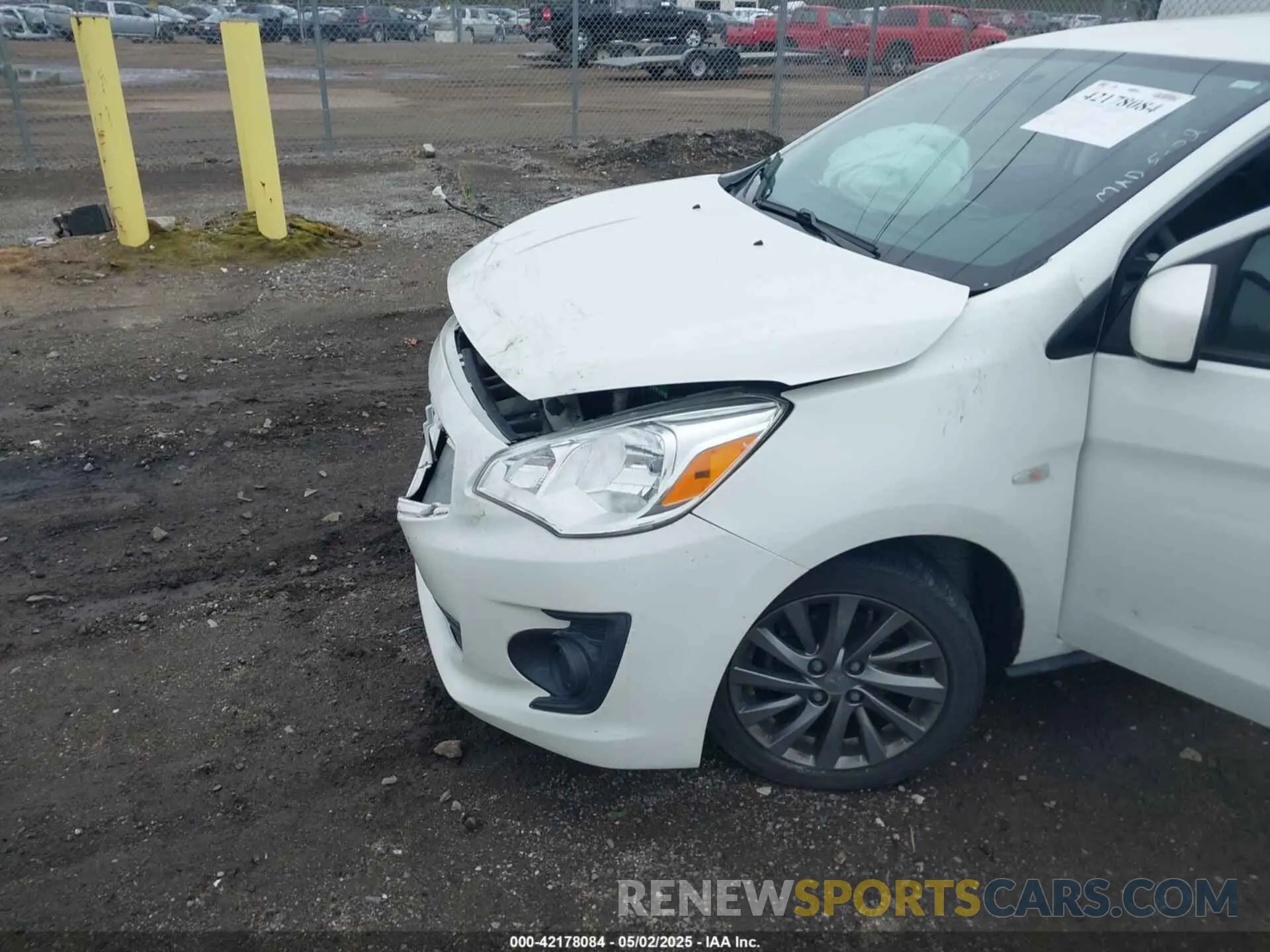 6 fotografías del automóvil dañado ML32F3FJ2KHF06318 MITSUBISHI MIRAGE G4 2019