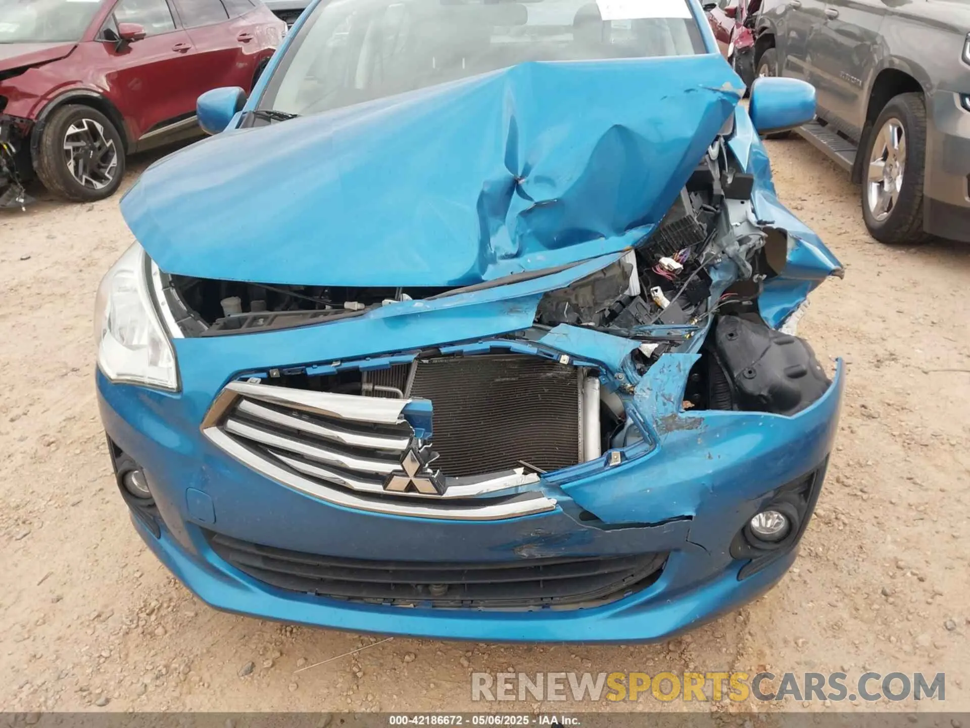 6 fotografías del automóvil dañado ML32F3FJ2KHF11406 MITSUBISHI MIRAGE G4 2019