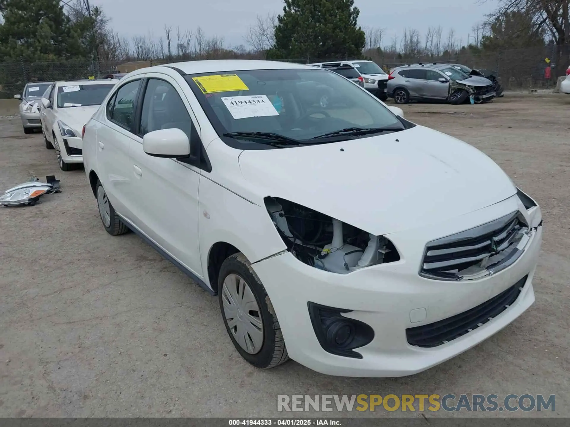 1 fotografías del automóvil dañado ML32F3FJ3KHF02083 MITSUBISHI MIRAGE G4 2019