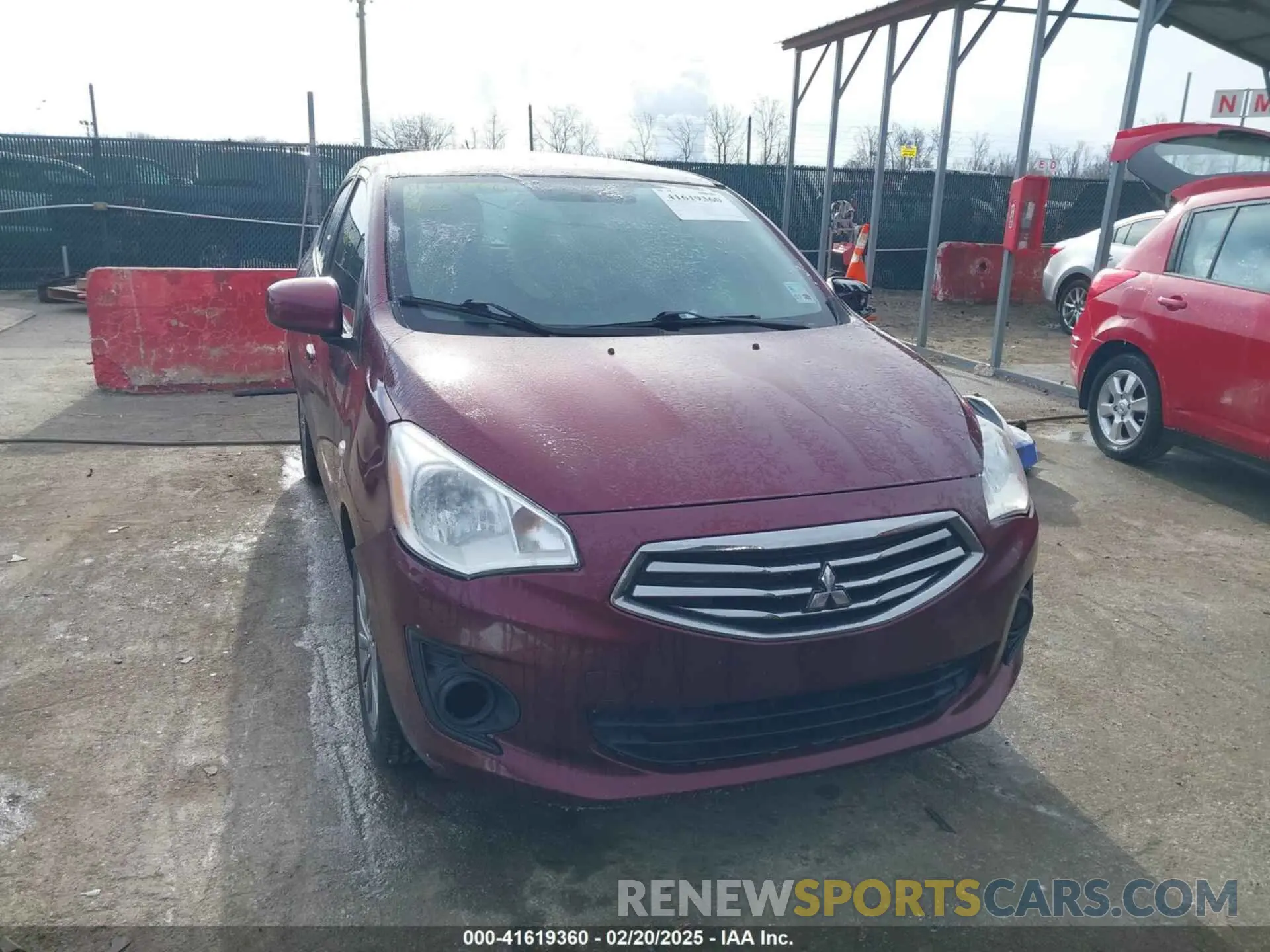 12 fotografías del automóvil dañado ML32F3FJ4KHF04599 MITSUBISHI MIRAGE G4 2019