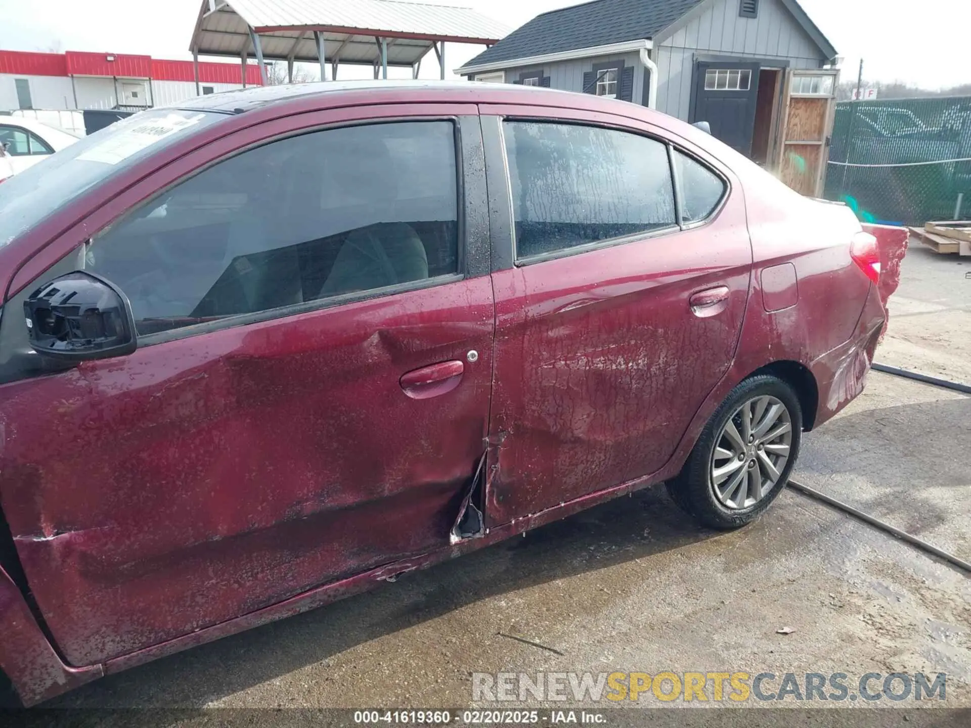 17 fotografías del automóvil dañado ML32F3FJ4KHF04599 MITSUBISHI MIRAGE G4 2019