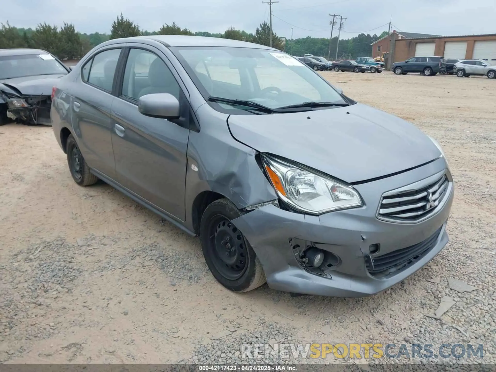 1 fotografías del automóvil dañado ML32F3FJ5KHF06720 MITSUBISHI MIRAGE G4 2019