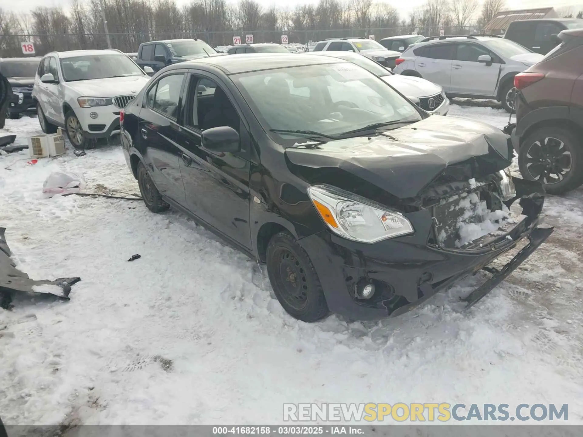 1 fotografías del automóvil dañado ML32F3FJ6KHF11957 MITSUBISHI MIRAGE G4 2019
