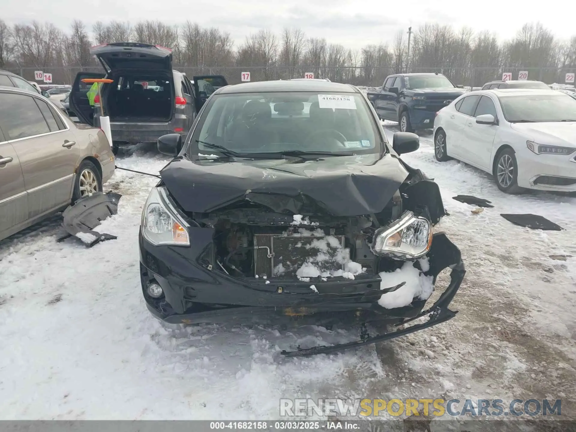 12 fotografías del automóvil dañado ML32F3FJ6KHF11957 MITSUBISHI MIRAGE G4 2019