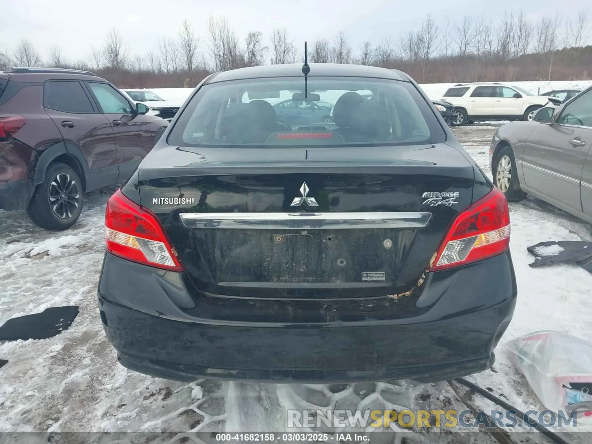 16 fotografías del automóvil dañado ML32F3FJ6KHF11957 MITSUBISHI MIRAGE G4 2019
